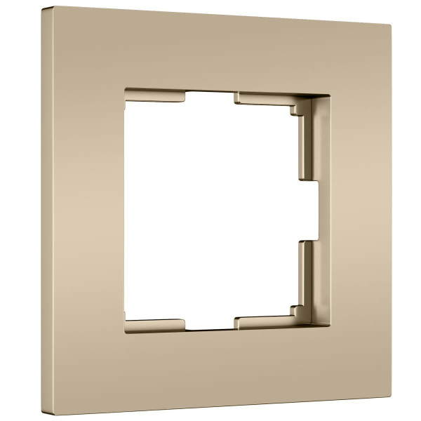 Рамка на 1 пост Slab шампань софт W0012911 a071623