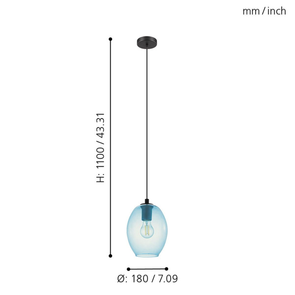 Подвесной светильник Eglo Cadaques 98583