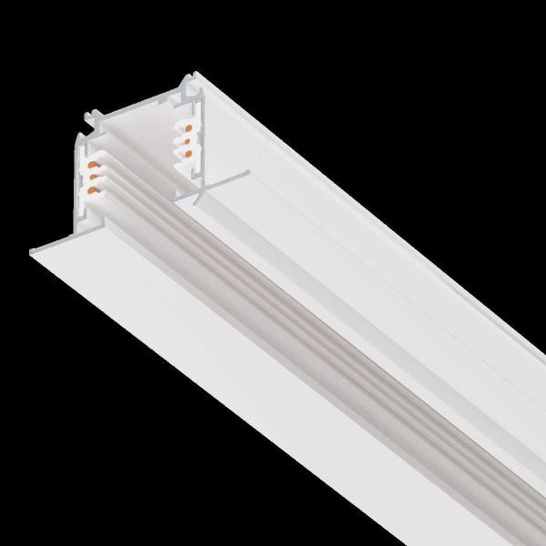 Трек шестиконтактный встраиваемый 3-фазн со стыковочными пазами (круглые медные жилы), 3м Quattro/DALI/ Lightstar 503035-R-DALI