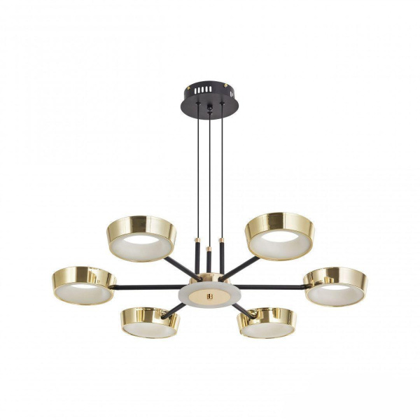 Подвесная светодиодная люстра Arte Milano Ferrara71079 271079/6 BK/GD