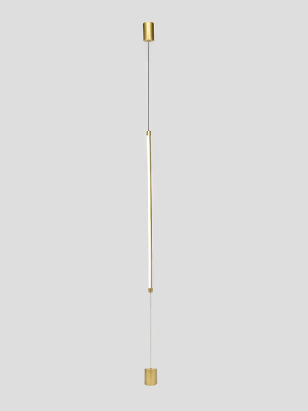 Подвесной светодиодный светильник Indigo Linea 14024/A/1P Brass V000122L