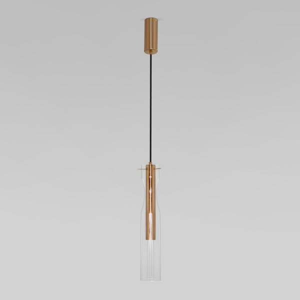 Подвесной светодиодный светильник Eurosvet Swan 50253/1 Led латунь