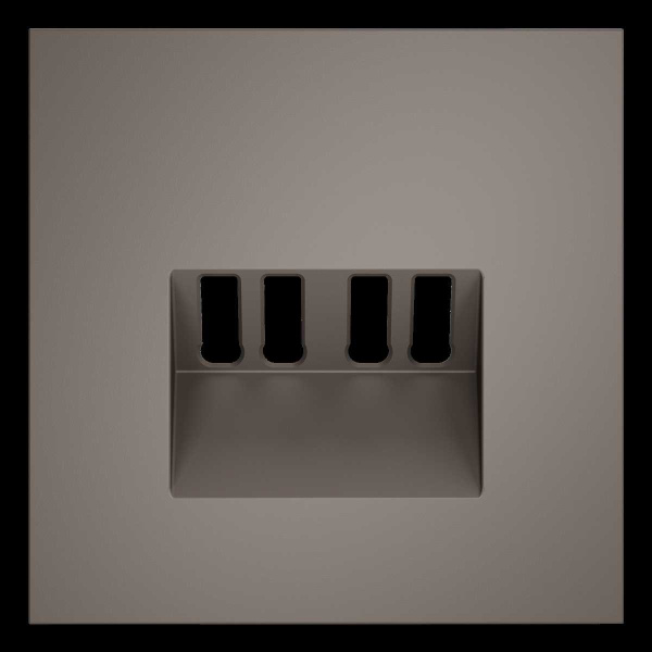 Накладка для розетки акустической 4-местной , S70 (капучино) Voltum VLS001514