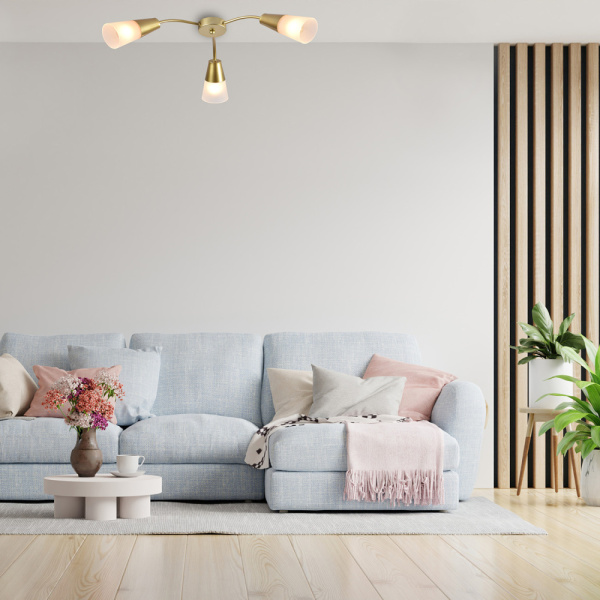 1100/3P Gold Потолочный светильник