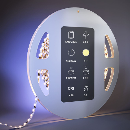 Светодиодная лента Maytoni 9,6W/m 120LED/m 2835SMD теплый белый 5M 201106