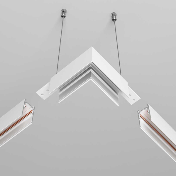 Коннектор угловой Maytoni Technical Exility TRA034HCL-41W