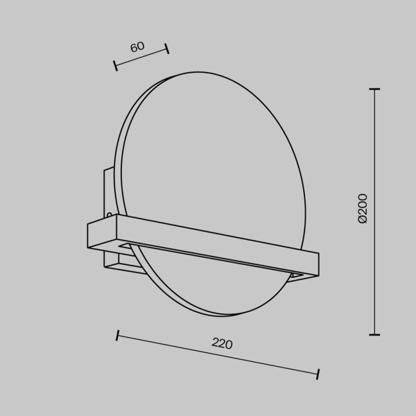 Бра Modelux Modestyle MS.210.200 BS