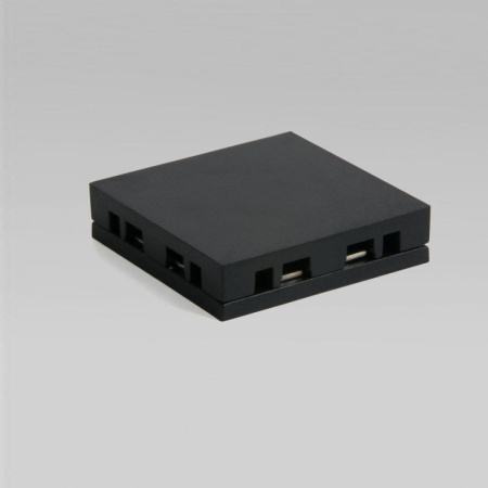 Соединитель четырёхсторонний для накладного шинопровода Elektrostandard Flat Magnetic 85003/00 черный a063738