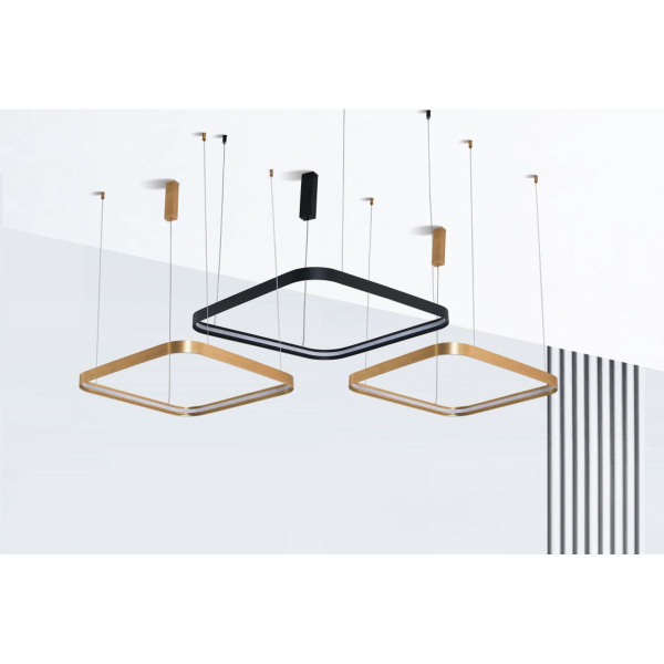 Подвесной светодиодный светильник Italline IT013-6031 black 3000K