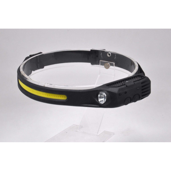 Налобный светодиодный фонарь Gauss аккумуляторный 340х30 330 лм GF411