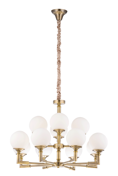 Люстра Veneto Luce 8683/8+4BR BRONZE (1)