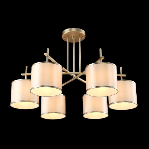 Потолочная люстра Crystal Lux Sergio PL6 Gold