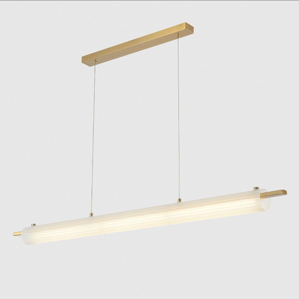 Подвесной светодиодный светильник Crystal Lux Tunnel SP40 Led Brass