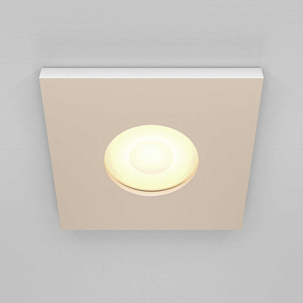 Встраиваемый светильник Maytoni Technical DL083-01-GU10-SQ-W