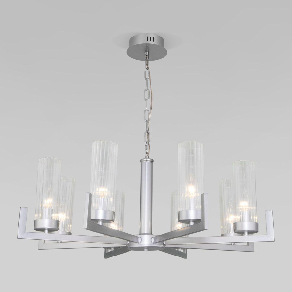 Подвесная люстра Eurosvet Arganie 60133/8 серебро
