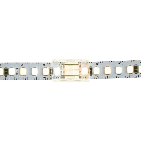 Соединитель лента-лента 10мм для CCT SMD ленты шириной 8 мм Feron LD169 52000