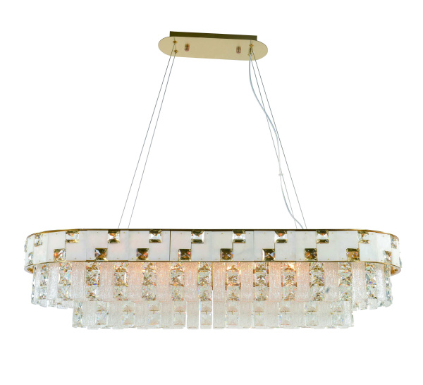 Люстра NW 5860P/10 PLATING BRASS+CLEAR (1)