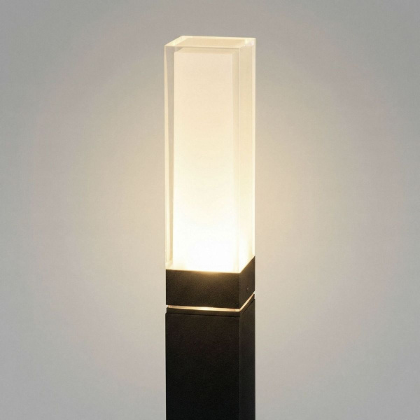 Ландшафтный светодиодный светильник Elektrostandarda 1537 TECHNO LED 3000K чёрный a072069