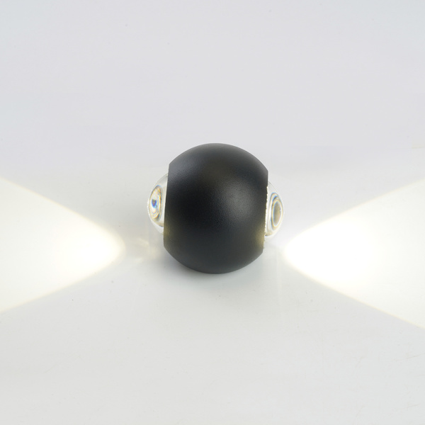 Светодиодный светильник стационарный Feron AL51 2*1W 4000K черный 51130