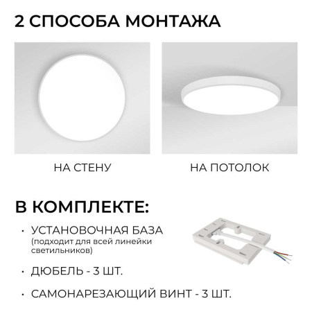 Накладной светодиодный светильник OGM O18-151