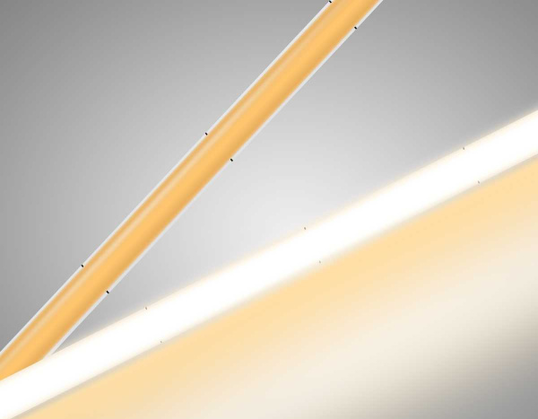 Светодиодная лента Ambrella Light GS4601 COB 384Led/ 7W m/ 24V IP20 3000K/ 5m*3mm*2mm (2 конт.) GS4601