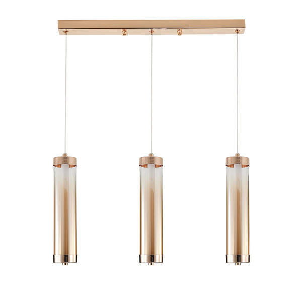 Подвесной светодиодный светильник Indigo Rilucente 11061/3P Gold V000150L