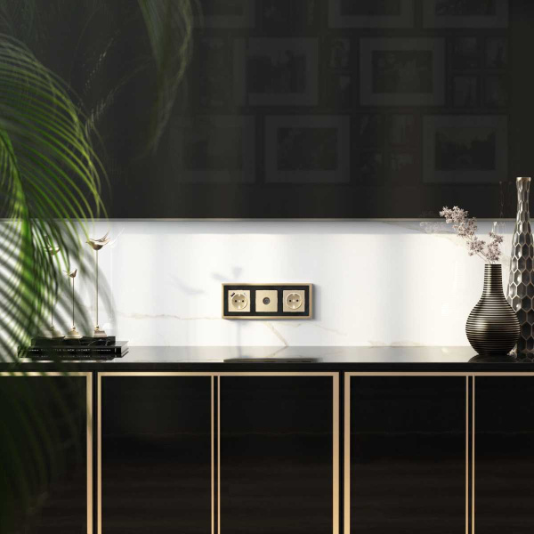 Накладка для розетки USB Werkel шампань рифленый W1179510 4690389160592