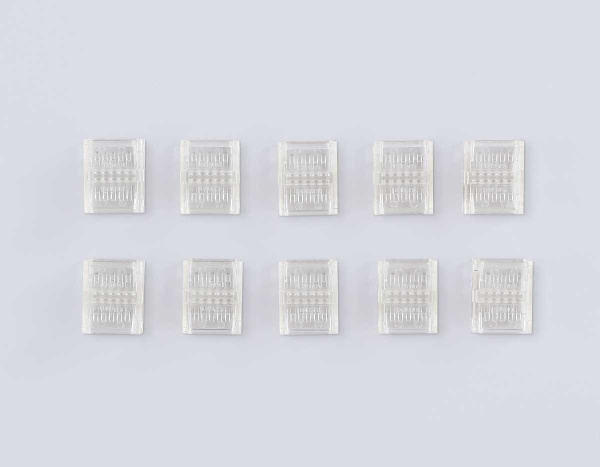 Соединитель прямой AMBRELLA LIGHT ILLUMINATION COB 12/24V для лент 12mm (2 конт.) (10шт. в комплекте) GS6362