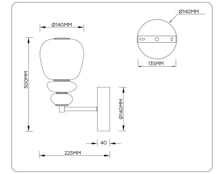 Настенный светильник Ambrella Light HIGH LIGHT LH53168