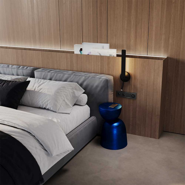 Рамка стеклянная Voltum S70 на 4 поста, (титан, стекло) VLS110406