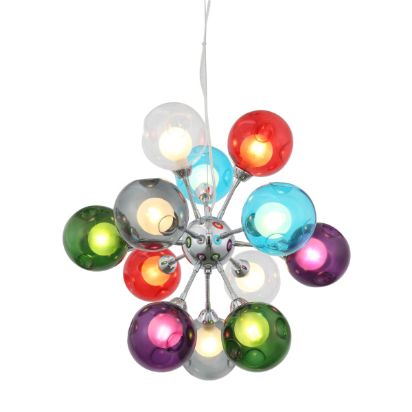 SL431.153.12 Люстра подвесная ST-Luce Хром/Разноцветный, Белый G9 12*40W