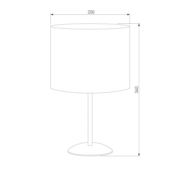 Настольная лампа TK Lighting 5278 Tercino Blue