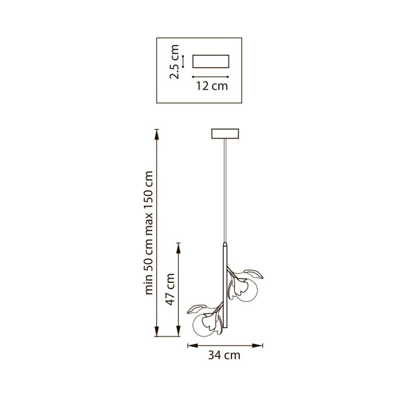 Подвес Ceramo BW Lightstar 799027