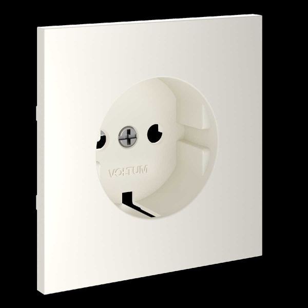 Накладка для розетки с заземлением, S70 (хлопок) Voltum VLS000613