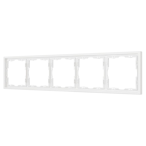 Рамка пластиковая FRM-NOBE-SFPL-5-WH Arlight 054227