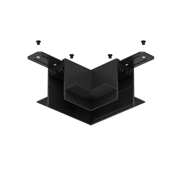 Коннектор L-образный потолок-потолок Denkirs Smart Hide TR2112-BK