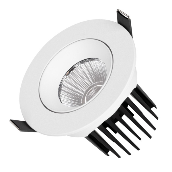 Встраиваемый светодиодный светильник Arlight MS-Atoll-Built-Turn-R94-10W Warm3000 044598