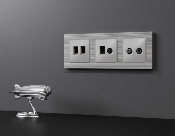 Лицевая панель AMBRELLA VOLT ALFA AP4121