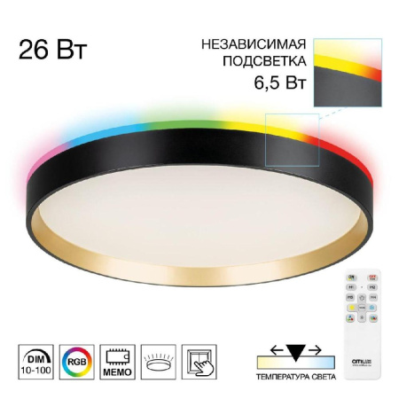 Светильник с пультом Citilux ETALON CL750321R