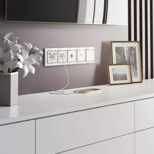 Заглушка Werkel белый W1159201 4690389155109