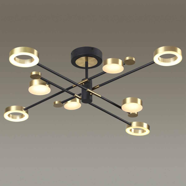 Потолочная светодиодная люстра Odeon Light Midcent Denzel 4321/63CL