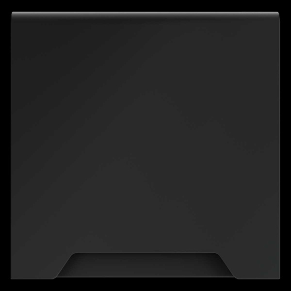 Накладка для розетки с заземлением защитными шторками и крышкой S70 (графит) Voltum VLS000807