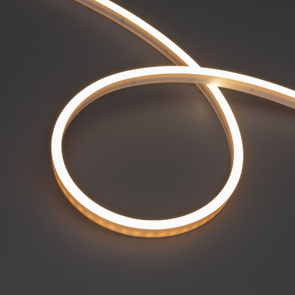 Светодиодная лента герметичная WAVE-SIDE-PU-A120-06x12mm 24V White5700 (8 W/m, IP68, 5m, wire x2) Arlight 052422