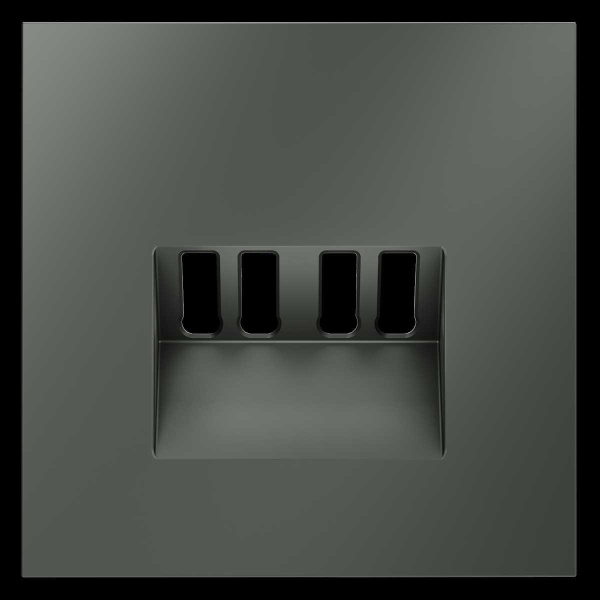 Накладка для розетки акустической 4-местной , S70 (титан) Voltum VLS001506