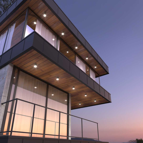 Уличный светодиодный светильник Elektrostandard Light Led 35132/H черный a056231