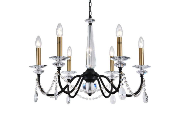 Подвесная люстра Newport 3976/C black+brass М0071828