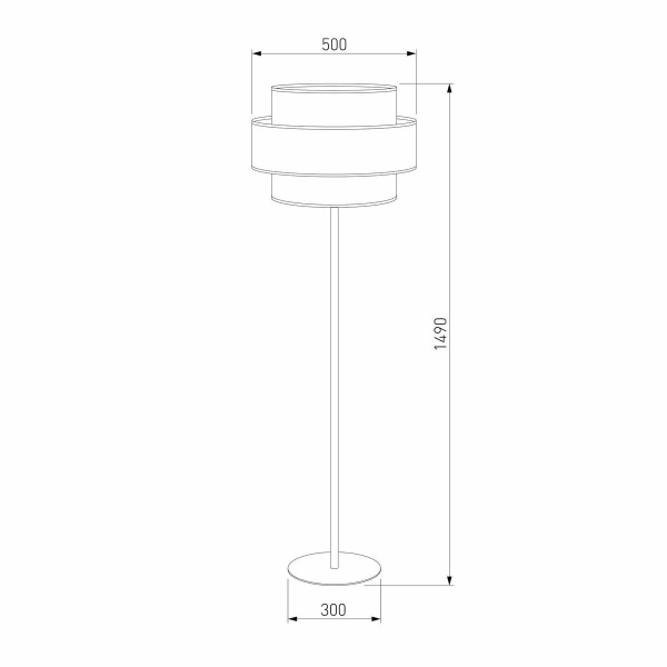 Торшер TK Lighting 6451 Trio