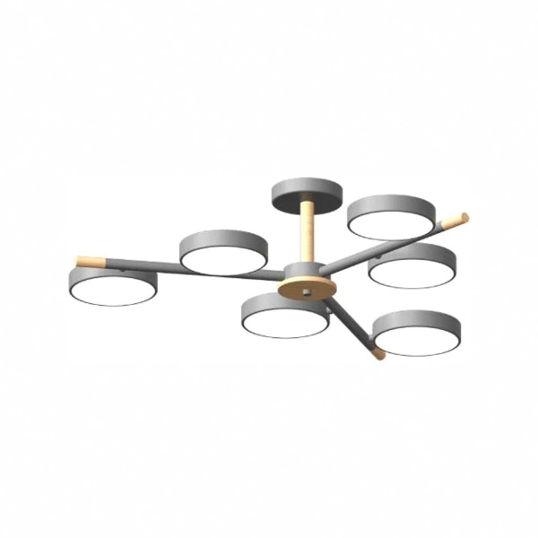 Потолочный cветильник LED4U L3208-800 GR