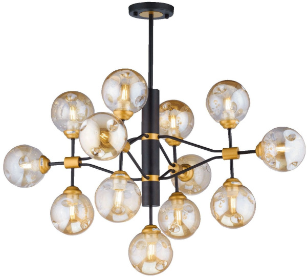 Люстра Veneto Luce 81935/12+1 BLACK GOLD (1)