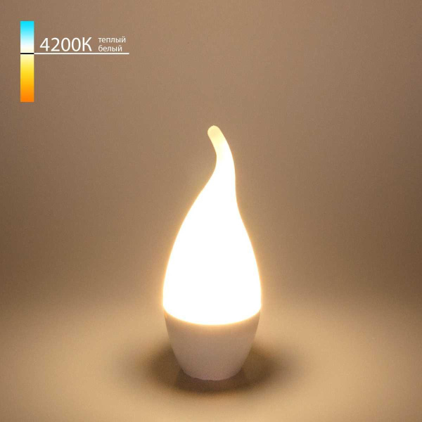 Лампа светодиодная Elektrostandard E14 6W 4200K матовая a049158